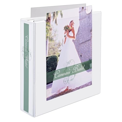 Avery Heavy-Duty View 3 Ring Binder, Extra Wide, 2" EZD Rings, 1 White Binder (01320) - size: 2"