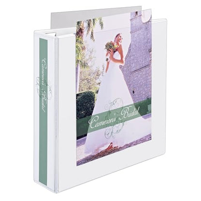 Avery Heavy-Duty View 3 Ring Binder, Extra Wide, 2" EZD Rings, 1 White Binder (01320) - size: 2"
