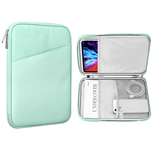 MoKo 9-11 Inch Tablet Sleeve Case, Fits 11inch iPad Air M3, iPad A16 2025, Pro 11 M4, iPad 10/9/8/7th, Galaxy Tab S9/S8/A8/A7, Protective Bag Carrying Case with Pocket,Mint Green - color: Mint Green, size: 9-11 Inch