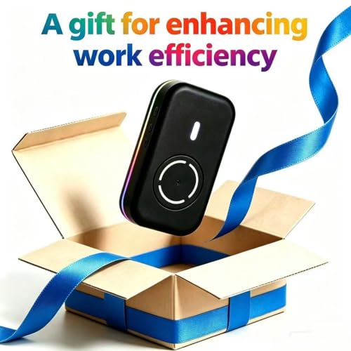 Ultra Slim Silent Mouse Mover Jiggler, USB-C Plug & Play, 100% Undetectable with Custom Timer & RGB LED Light, Realistic Movement Prevents Screen Lock, Ideal for WFH, Office, Home and Travel(Black3) - color: Black3