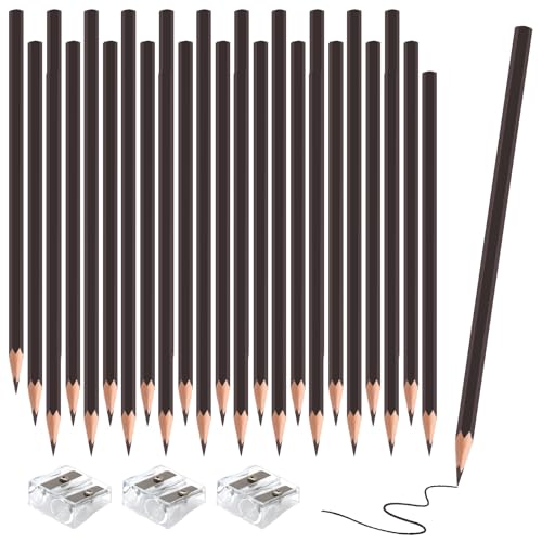 36 Pack Brown Colored Pencils for Kids, Pre-sharpened Art Pencils Back to School Supplies Set, Drawing Sketching Pencils for Students, Teachers, Classroom - color: brown