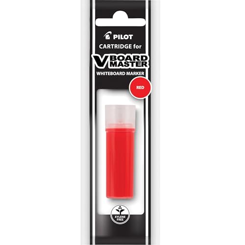 Pilot V Board Master BeGreen Whiteboard Marker Refill Cartridge for Red Dry Erase Markers, Red Ink - color: Red, size: 1 Count