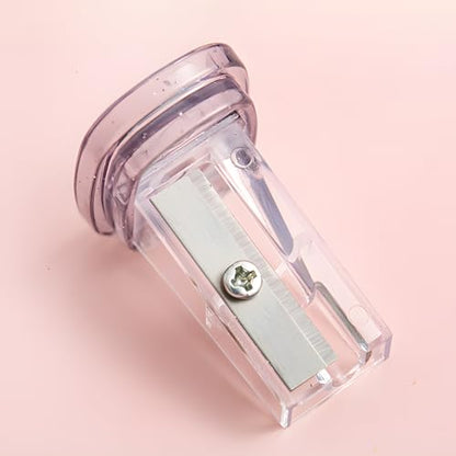 4 Pcs Cute Pink Pencil Sharpener Kawaii Small Manual Cartoon Cat Paw Plastic Pencil Sharpener School Office Supplies for Women Men - style: cat paw