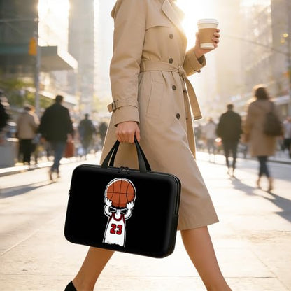 Laptop Bag 10 Inch,Resistant Shockproof Laptop Sleeve Case Protective Cover Carrying Case with Handle Compatible for HP Dell Lenovo Acer Asus Notebook Computer,Basketball Player - color: Basketball player, size: 9-10.5 in