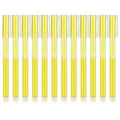 Pastel Highlighters - 12 Pack Yellow Colors, Fast-Dry Bible Journaling Markers, Non-Bleed Pastel Highlighters for School, Office & Study Supplies