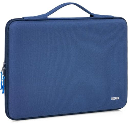 Hard Laptop Sleeve Case for 13.6" MacBook Air, 14" MacBook Pro | Fit MacBook Air M2/M3 A2681 A3113, 14" MacBook Pro M4/M3/M2/M1 Pro/Max A3112 A3401 A3185 A2992 A2918 A2779, Water-Resistant - color: Blue