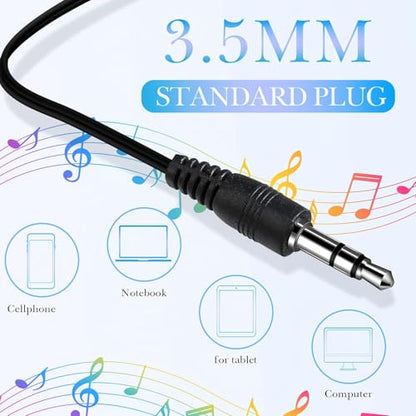 Kanayu 100 Pack Wired Earbuds Bulk for Classroom Ear Headphones Wired Basic Student Earbuds No Microphone with 3.5MM Jack for Class Laptop School Library, Individually Bagged (Blue) - color: Blue