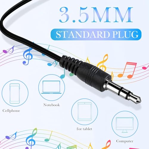 Kanayu 100 Pack Wired Earbuds Bulk for Classroom Ear Headphones Wired Basic Student Earbuds No Microphone with 3.5MM Jack for Class Laptop School Library, Individually Bagged (Blue) - color: Blue