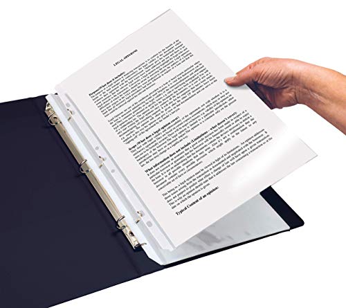 GOLD SEAL 100/Box Legal Size Clear Heavyweight Poly Sheet Protectors,8.5" x 14", 100-Count - size: 8.5 x 14 inch