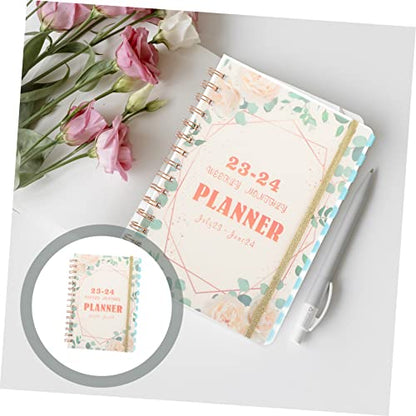Academic Planner Notebook for Daily Scheduling Multi-function Spiral Calendar Notes Section Portable Organizer for Students and Professionals