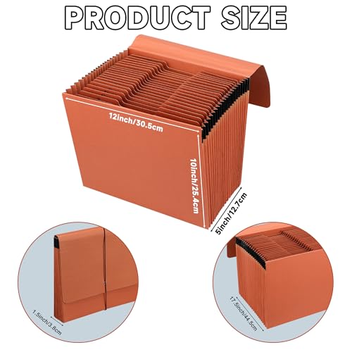 3 Packs Heavy Duty Expanding File Folder Organizer,21 Pockets Accordion File Organizer,A-Z,1/3 Cut Tabs,Letter Size,17.5Inch Expansion - style: 3 Pack-21 Pockets