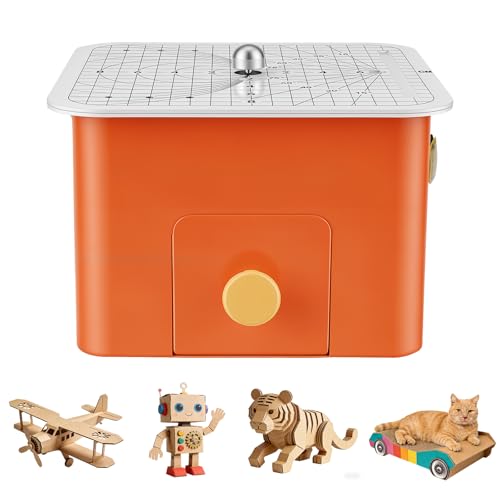 Safe Cardboard Cutter for Kids | Bladeless Paper Cutting Tool,DIY Craft Kit for Building 3D Models, Cardboard Construction and Creative Projects