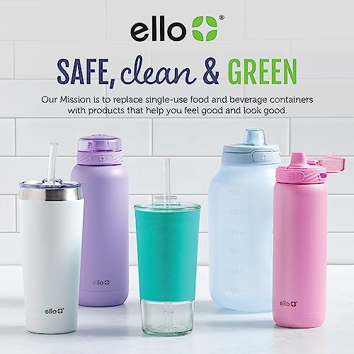 Ello Duraglass 3.4 Cup Meal Prep Sets 6Pc, 3 Pack Set- Glass Food Storage Container with Silicone Sleeve and Airtight BPA-Free Plastic Lids, Dishwasher, Microwave, and Freezer Safe, Berry - color: Mixed Berry