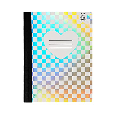 Yoobi 1-Subject 7.5 x 9.75 Composition Notebook Set – 3-Pack of Kids College Ruled & Wide Ruled Notebooks, Variety of Cute Designs – Gift for Kids & Tweens – 100 Sheets Each - color: multicolour, size: Pack of 3