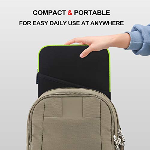 Lacdo Tablet Sleeve Case for 11 inch iPad A16 / 11 inch iPad Air M4 M3 M2 / 11" iPad Pro M5 M4 / 10.9" iPad /10.2" iPad /10.9" ipad Air / 11 Inch Samsung Galaxy Tab A9+ Bag, Fit Magic Keyboard, Green - color: Green, size: 9-11 Inch