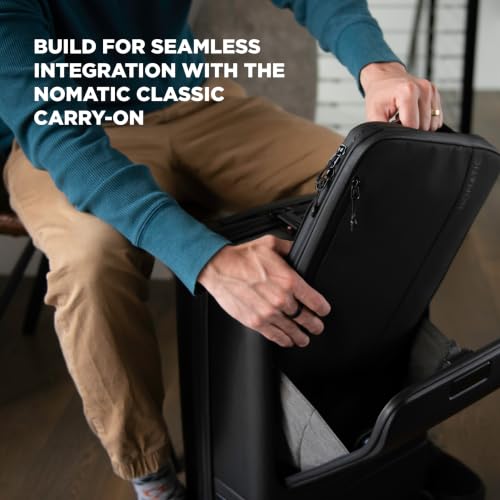NOMATIC Tech Case: Laptop Protective Case for MacBook Air, iPad Pro, Chromebook Notebook Computer and Chargers, Water Resistance Laptop Computer Bag