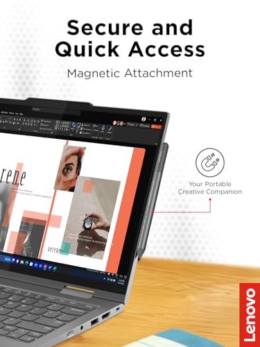 Lenovo USI Pen 2 Magnetic for Chrome OS, Precision Tilt Feature Stylus Pencil, AAAA Battery, USI 2.0 Compatibility, Perfect for Students, Professionals, and Creatives, Storm Grey - style: USI 2 Magnetic