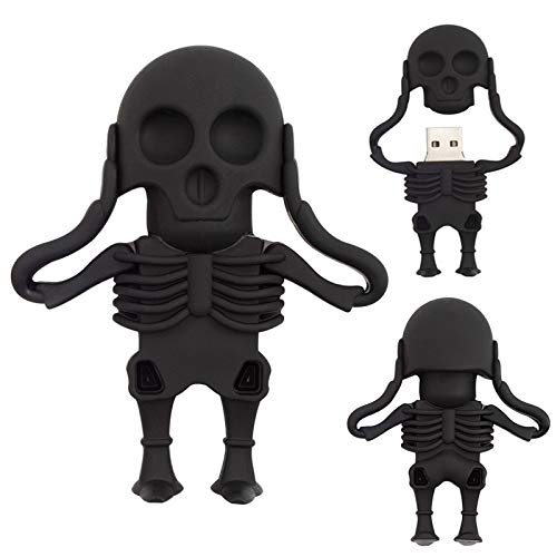 Cool USB Flash Drive 32GB Skeleton Shape Thumb Drive Computer Memory Stick Data Storgage Gift Pendrive for Teachers, Students, Family and Friends - color: Skeleton shape, size: 32GB