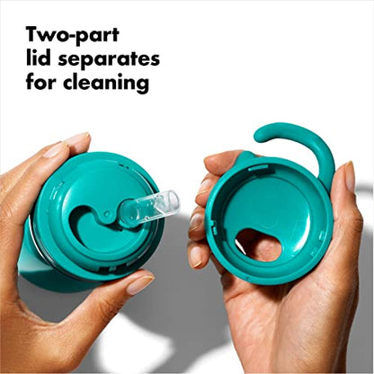 OXO Tot Adventure Water Bottle Teal, Plastic - color: Teal, size: 12 Ounces