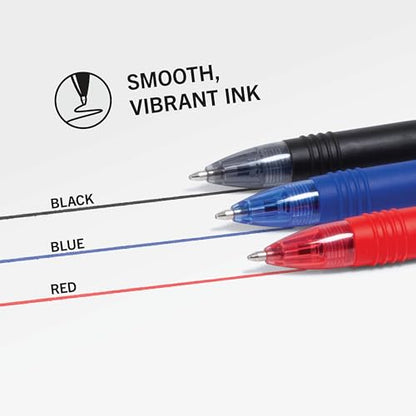 Zebra Pen Z-Grip Retractable Ballpoint Pen, Smooth-Flowing Black/Blue/Red Ink, 1.0mm Medium Point, School & Office Supplies, Ideal for Note-Taking, Journal and Planner Use, 48-Pack (22048) - color: Business C