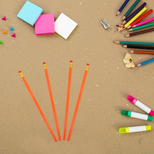 COHEALI 24pcs Yellow Hb Wooden Pencils with Erasers, Classroom and Back to School Writing Supplies, Comfortable Grip Pencils for ’ Drawing and Writing