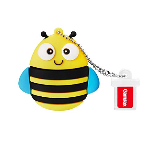 USB Flash Drive, 8GB / 16GB / 32GB USB2.0 Cute Animal USB Memory Stick Date Storage Pendrive Thumb Drives for Kids Children Collegue Student(32GB, Honey Bee) - color: Honey Bee, size: 32GB
