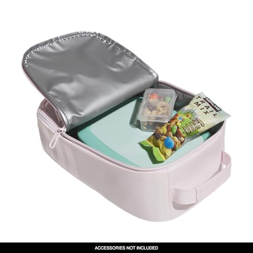 adidas Kids Santiago Lunch Bag for Girls & Boys – Insulated Cooler Lunchbox, 8L - color: 4.0/Distilled Pink/ White