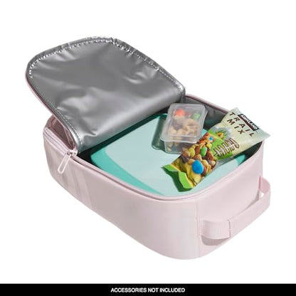 adidas Kids Santiago Lunch Bag for Girls & Boys – Insulated Cooler Lunchbox, 8L - color: 4.0/Distilled Pink/ White