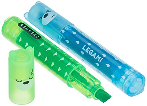 Legami - Set of 6 mini highlighters Teddy's Mood, 6 pieces (1 pack)