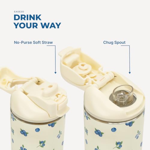 HydroJug Ease2o 14oz Kids Water Bottle with Straw & Chug Lid, Freshly Pick'd - color: Freshly Pick'd