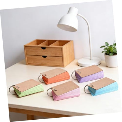Note Pad Blank Note Cards Index Cards Diy Flashcards Memo Pad Binder Rings Student Flash