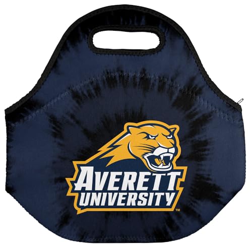 Campus Lab Averett University Tie-Dye Soft Neoprene Lunch Bag, Lightweight - color: Averett University Cougars