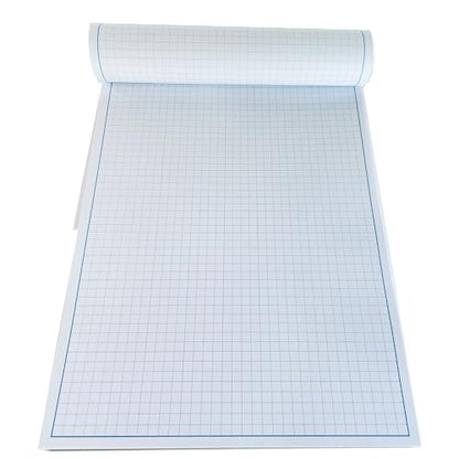 Reskid Blueprint and Graph Paper Pad - 50 Sheets Per Pad - 70lb Text - For Drawing, Designing, and More - Perfect Tool for Young Artists, Budding Designers, and Classroom Use (5, 9x12) - size: 9x12