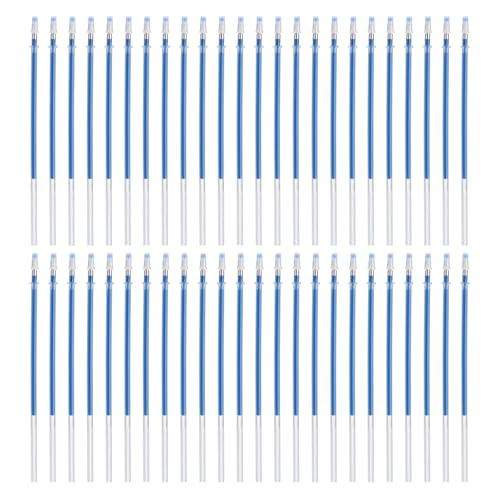 PATIKIL 0.8mm Gel Pens Refills, 48 Pack Gel Pens Metallic Ink Medium Point Colored Refill Set for Adults Coloring Books Journaling Scrapbooking Art Drawing, Blue - color: Blue
