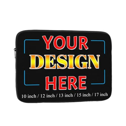 Personalized Laptop Sleeve Shockproof Protective Laptop Case Briefcase | Custom Computer Cases for Laptop/Notebook/Tablet Carrying Computer Bag - size: 17 inch
