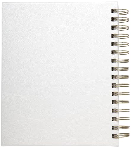 WORLD TRAVELER 2026 Planner Weekly & Monthly Hardcover Spiral Agenda | Hardcover Spiral Lay-Flat Binding, Weekly and Monthly Planning Pages, January to December 2026, 7x8.75 Compact Format - color: White/Can happen