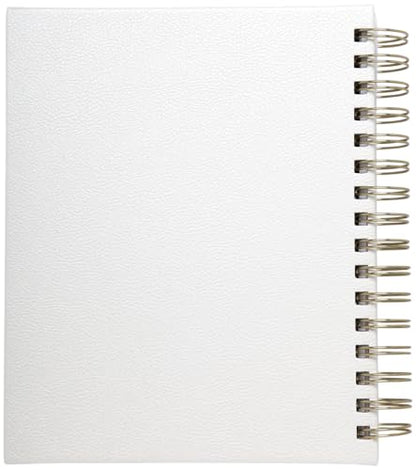 WORLD TRAVELER 2026 Planner Weekly & Monthly Hardcover Spiral Agenda | Hardcover Spiral Lay-Flat Binding, Weekly and Monthly Planning Pages, January to December 2026, 7x8.75 Compact Format - color: White/Can happen
