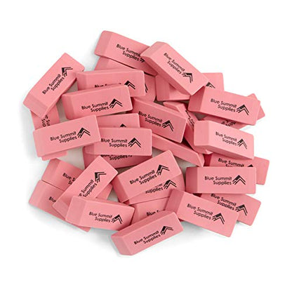 Blue Summit Supplies 600 Pack Pink Erasers Bulk, Pink Pearl Bulk Erasers for Kids, School, and Classroom - size: 100 count (Pack of 6)