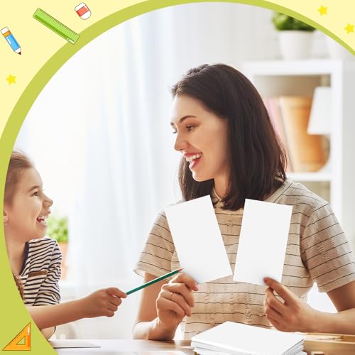 240 Count White Blank Index Cards 3x5 Inch Flash Cards Flashcards Heavyweight Note Cards for Studying School Office Supplies - color: White-Blank, size: 3x5