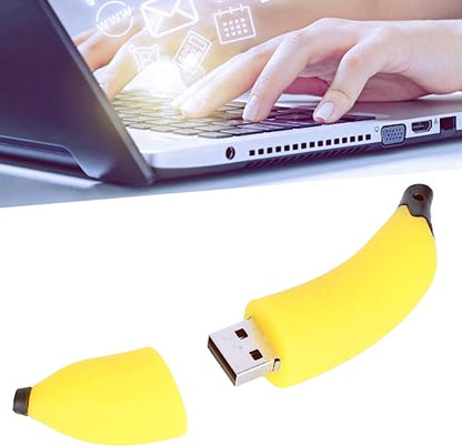 128GB USB 3.0 플래시 드라이브 참신한 만화 바나나 고속 전송 속도 펜드라이브 메모리 스틱 - color: 바나나.