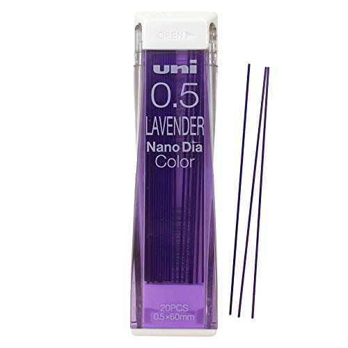 Uni Color Mechanical Pencil 0.5mm Lead, Nanodia, Lavender, 0.5mm Lead
