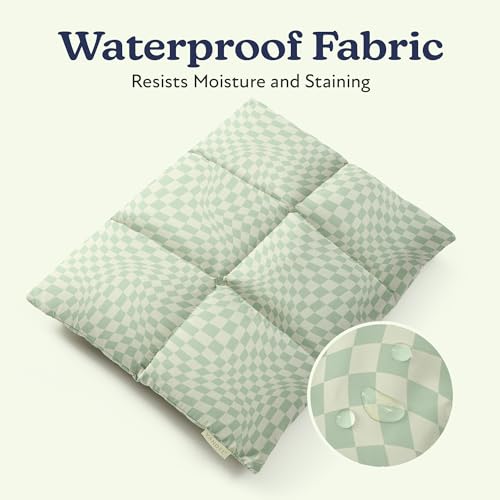 Vandel Puffy Laptop Sleeve 13 inch - 14 inch Waterproof Laptop Sleeve Case, Compatible with 13 inch MacBook Air/Pro 13 / MacBook Pro 14, iPad Pro 12.9, 13.3 in HP Dell, Air Case, Computer Bag Cover - color: t. Grid Green Liquid Checker