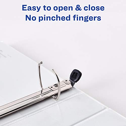 Avery Heavy-Duty View 3 Ring Binder, Extra Wide, 1.5" EZD Rings, 1 White Binder (01319) (Pack of 2) - size: 1.5" (Pack of 2)