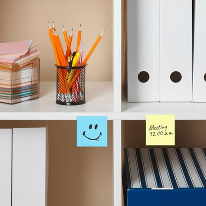 Mr. Pen- Sticky Notes, 3"x3", 12 Pads, 720 Sheets, Pastel Colors | Sticky Notes Bulk, Self-Stick Note Pads, Perfect for Office, School, Home, Study & Organization - color: Pastel