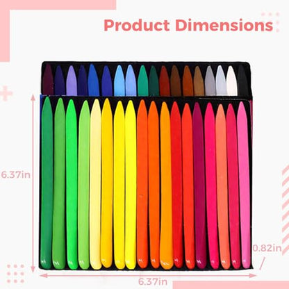 36 Washable Crayons For Kids, Triangular, Art Supplies For Kindergartens