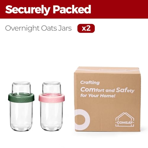 16+4 oz Glass Parfait Cups with Lids 2 Pack Yogurt To Go Containers | Dry Wet Separation, Overnight Oats Containers,Chia Pudding,Nuts, Fruit,Granola Toppings,Meal Prep Jars - color: Mixed color 4