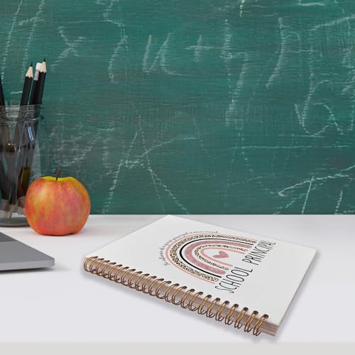 VNWEK School Principal Notebook Journal - Principal Gifts for Women, Best Principal Gifts, Principal Appreciation Gifts, Gifts for School Principal, Spiral Notebook 5.5x8.3,Writing Notebooks - color: jsj-notebook-10