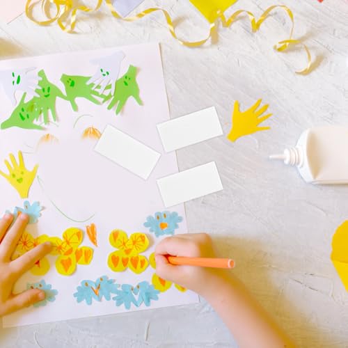 20pcs White Rectangular Pencil Erasers for Students, Small PVC Drawing Erasers for School Art Sketching and Classroom Use