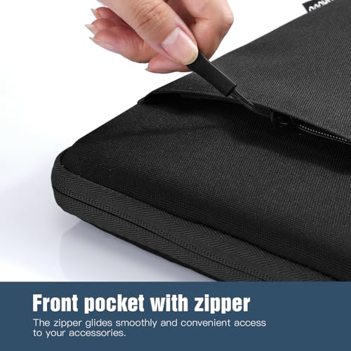 TiMOVO 9-11" Tablet Sleeve Bag, Black | Fit iPad 11" A16 2025 / 10.9"/10.2" / Air 11" 5/4 Gen / Galaxy Tab A9+/A11Plus 11", Fit Smart Keyboard - color: Aa-Black, size: 9-11 Inch