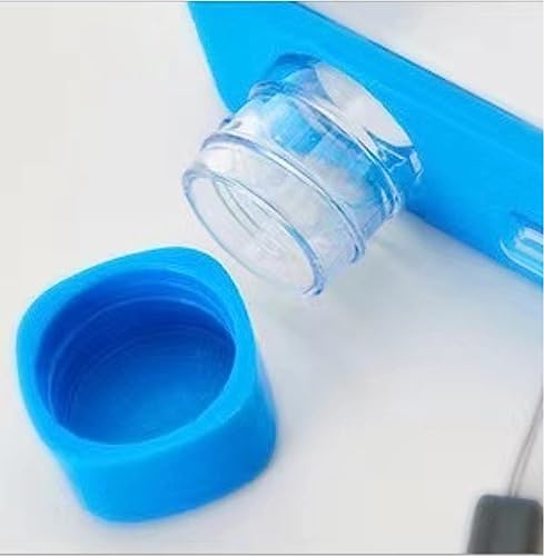 Water Bottle 380ml Small Plastic Water Cup Portable Creative Kettle Student Office Outdoor Sports Travel Kettle(Navy Blue)